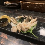 ぢゅげむ - 料理写真:活ホッキ貝刺し