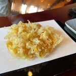 Ozashiki tempura tenmasa - 沖縄産のとうもろこしのかき揚げ