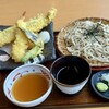 天風 - 料理写真:穴子と海老天せいろ。大根おろし、塩、天つゆもついてます。1350円だったかな？