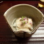 天神橋 青木 - 先附<松葉ガニ、うるい>