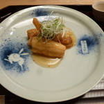 天神橋 青木 - 若さ鰈のから揚げ