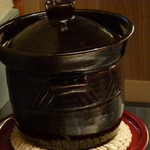 天神橋 青木 - ごはん用土鍋<土楽作>