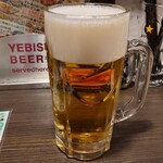 居酒屋 もぢょい有限会社 - サッポロ生ビール(大)　769円