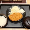 松屋 - 料理写真:ロースかつ定食