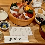 ゑびや大食堂 - 特製地魚のてこねずし定食  3,168円