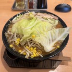 ガキ大将 - 白味噌ラーメン＋野菜増し　2024/1/6