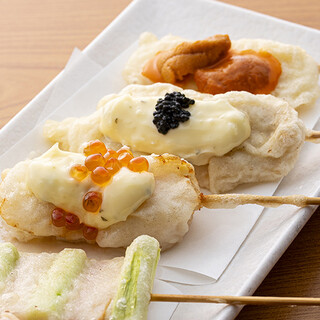 Piping hot Tempura starts from 132 yen (tax included)