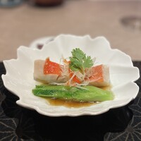 銀座嘉禅 - 金目鯛と油麦菜の蒸し