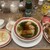 広州市場 - 料理写真:油淋鷄定食（ゆーりんちーていしょく）　
          餃子　　　　　　　　　　　　　　　　　
          グリーンフリービール　（2024年4月29日撮影）