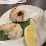 Taruichi - 天然ふぐ白子炭火焼き 1つ600円