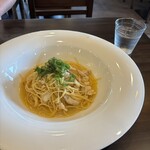 Dining 咲 - 料理写真:大葉の香る魚のペペロンチーノ1000円