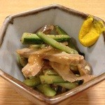 Tori ichi - 《自家製ガツの酢和え》 中華風な味付けです。是非ご賞味下さい☆