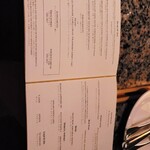 ピーク・ラウンジ - メニュー