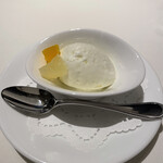 フランス料理 ル・クール - クレームダンジュ。レアチーズ美味い。