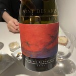 フランス料理 ル・クール - ポンデザール2011 肉料理皿のペアリング。重くなくフルーティで美味かった。