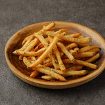 French cuisine fries with truffle aroma