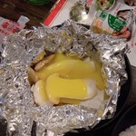 七輪焼肉 安安 - エリンギバター