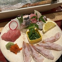 対馬のどぐろとイカ活き造り 博多 魚蔵 都ホテル店 - 