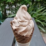 シルスマリア - 生チョコソフトクリーム・ミルク500円