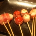 Sumibiyakitori Dan - ベーコン巻きセット