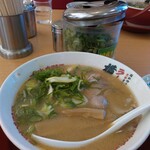 ラーメン 横綱 - ラーメン＋ネギ