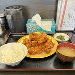 一休亭 - 鳥唐揚げ定食　2024/1/14