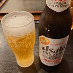 こんぴら茶屋 - ノンアルコールビール (300円)。濃い味の料理には欠かせない。のこの価格は都内最安に違いない。