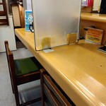 大都会 - カウンター席(2024年4月29日撮影)