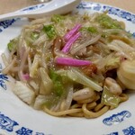 あじ盛食堂 - 皿うどん（太麺）