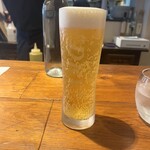 anthikatorattoriakurono - 荒めの泡ビール800円　悲しい