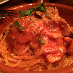 Barba - 2014/02　夜のナポリタン。