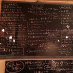Barba - 2014/01　黒板メニュー。