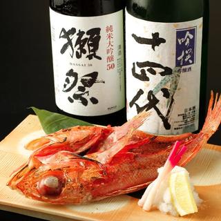 希少な日本酒を約20余種ご用意！人気の銘酒をご堪能下さい♪