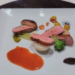 フレンチレストラン 蔦の葉 - カモ肉のロースト