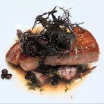 フレンチレストラン 蔦の葉 - フォアグラのソテー エストラゴンのソース