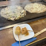 Monja Kushikatsu Himawari - すじコン&めんたい餅チーズ