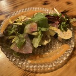 福島 牡蠣と肉たらし ビストロKAI - オマール海老テリーヌのサラダ仕立て