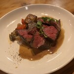 福島 牡蠣と肉たらし ビストロKAI - 淡路牛の薪焼き