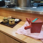 信州屋 - 蕎麦湯と小梅
