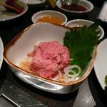 肉バル 京城 - ネギトロユッケ