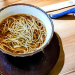 江戸そば マルノ - セットの かけ