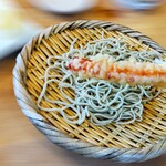 江戸そば マルノ - あ～最後のタラバ w