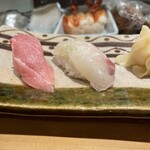 Tsukiji Sushi Sei - “中トロ”と“鯛”。なんの問題もござんせん！贅沢言えばキリがござんせん。