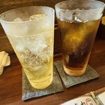 和彩むねや - ハイボールとウーロン茶