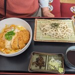 Misato - 岩中豚のカツ丼　そばセット
