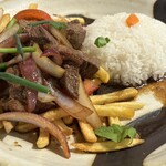 インカ飯 - 牛肉炒め