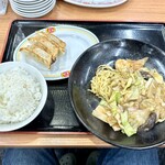 餃子の王将 - 料理写真:海鮮あんかけ焼そば　フェアセットB