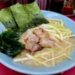 ラーメンショップ 牛久結束店 - ネギラーメン(太麺)