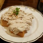 珈琲店 スパニョラ - モンブラン・トースト