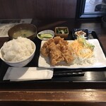 Asa No Ha - からあげ定食（ご飯大盛）